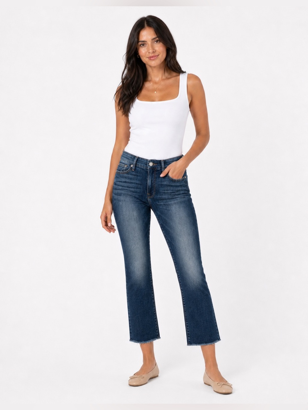 Good American Good Legs Ankle Straight Jeans - Size 8/29